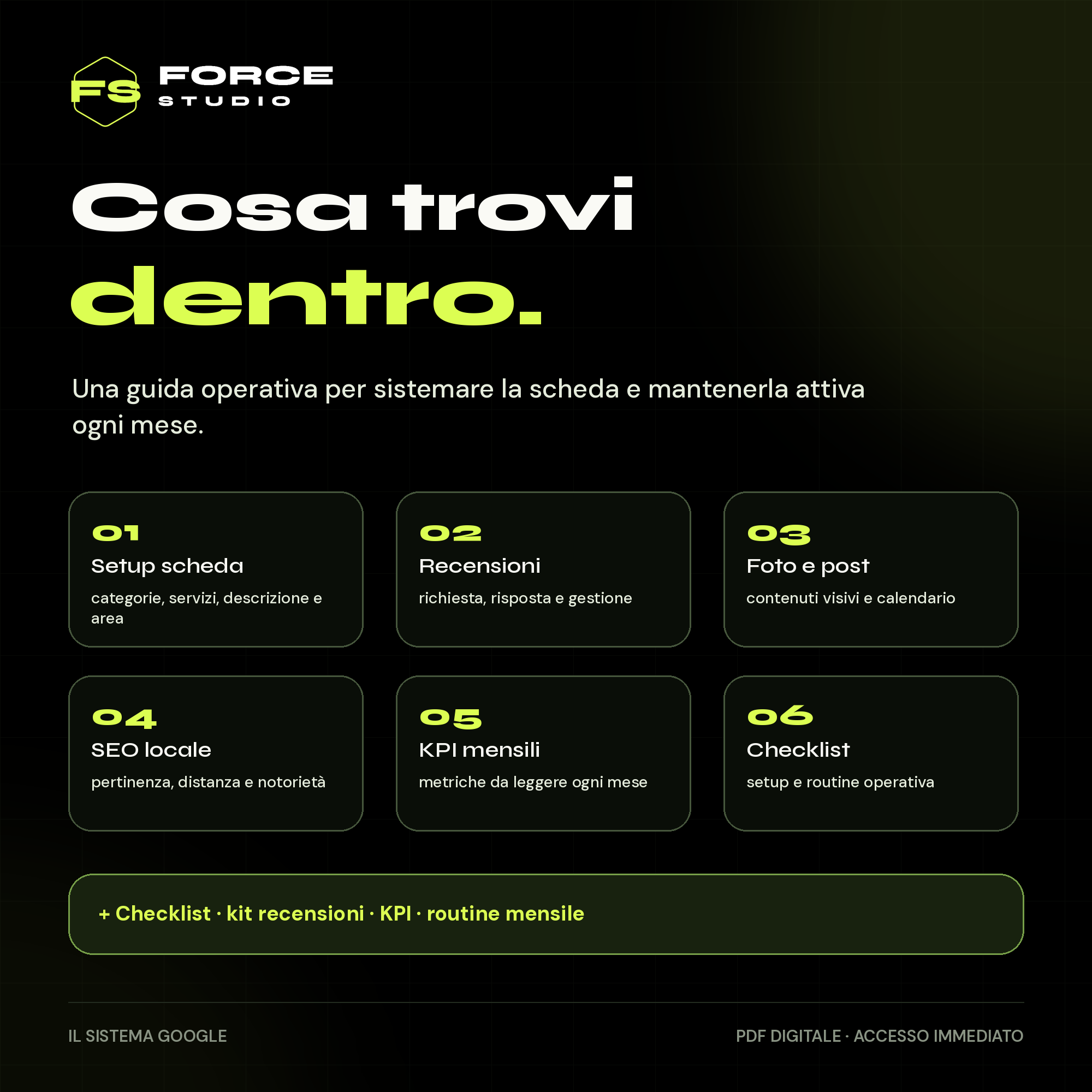 Il Sistema Google - cosa include